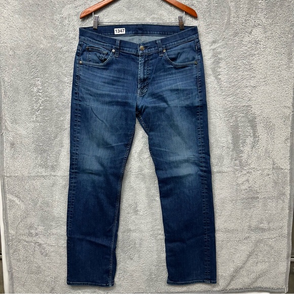 7 For All Mankind Other - 7 For All Mankind Slimmy Luxe Performance Jeans 36x32 Deep Blue